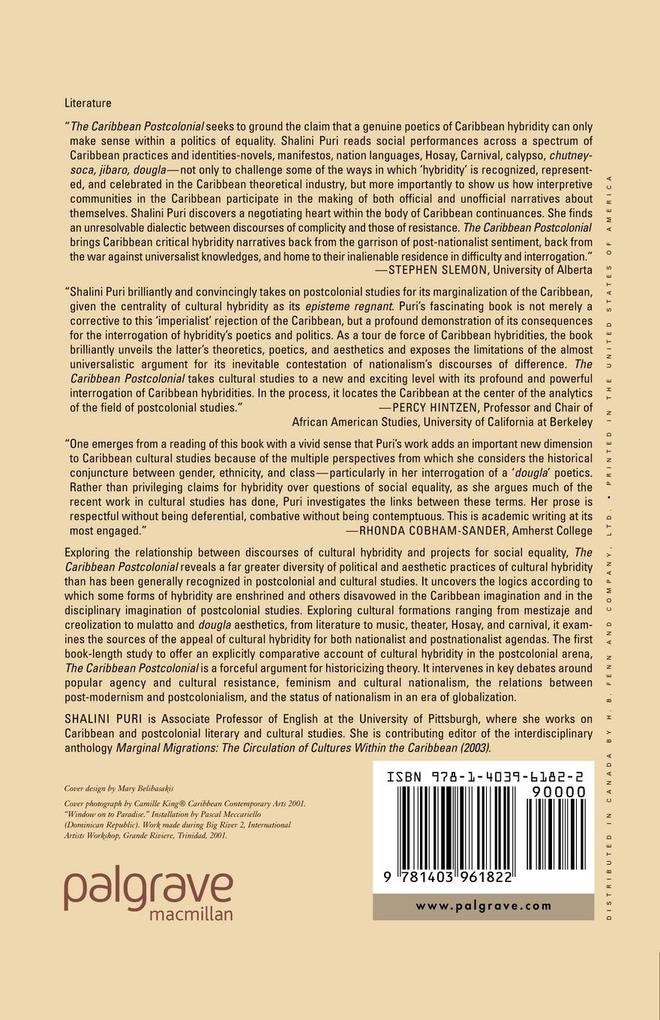 Weitere Ansicht: The Caribbean Postcolonial | Shalini Puri