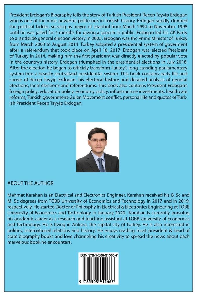 Weitere Ansicht: President Erdogan's Biography (4th Edition) | Mehmet Karahan