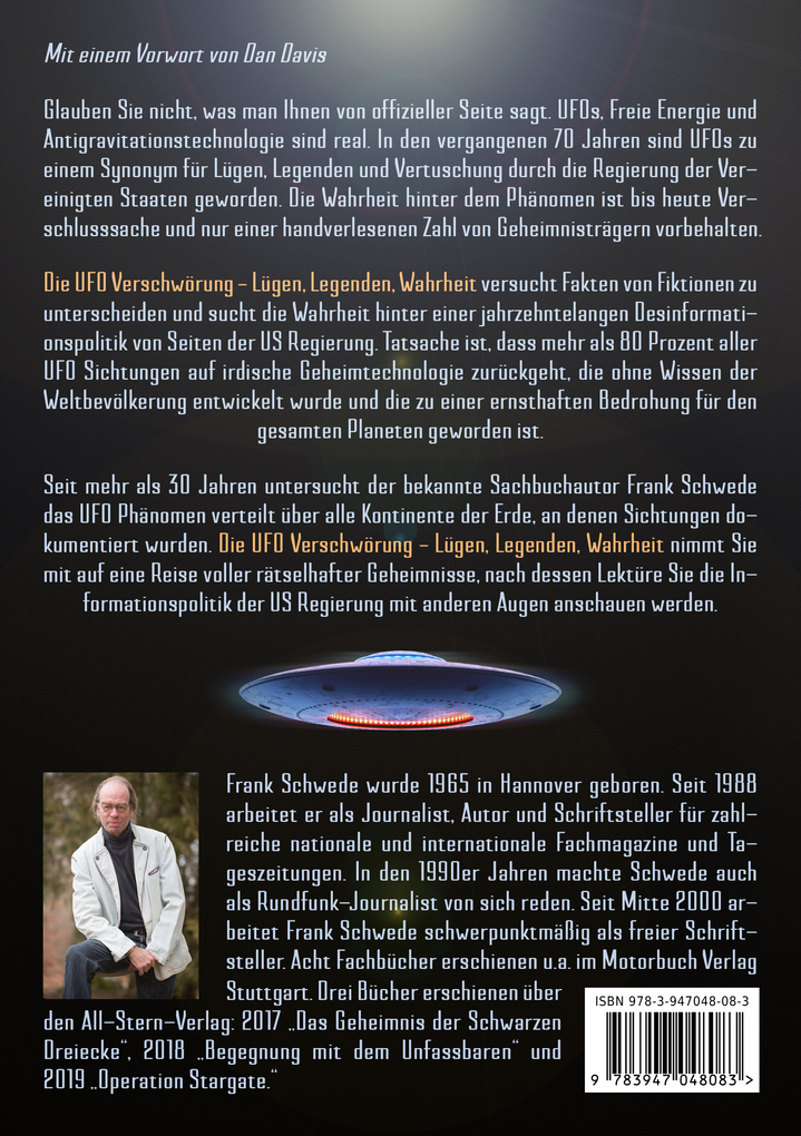 Weitere Ansicht: Die Ufo Verschwörung | Frank Schwede