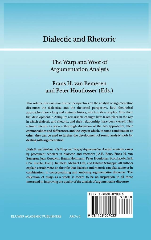 Weitere Ansicht: Dialectic and Rhetoric