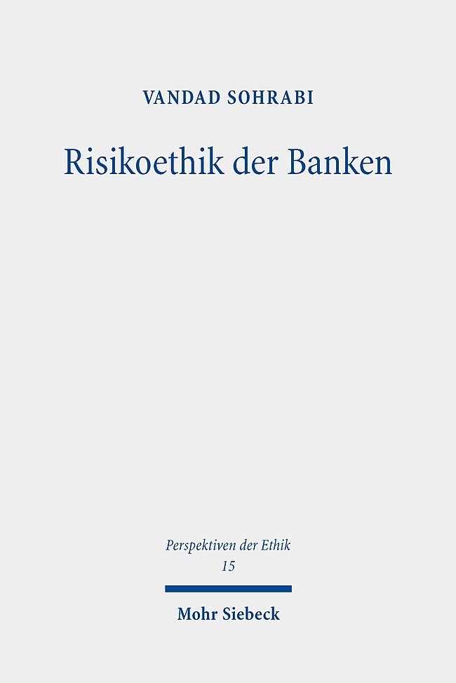 Produktbild: Risikoethik der Banken | Vandad Sohrabi