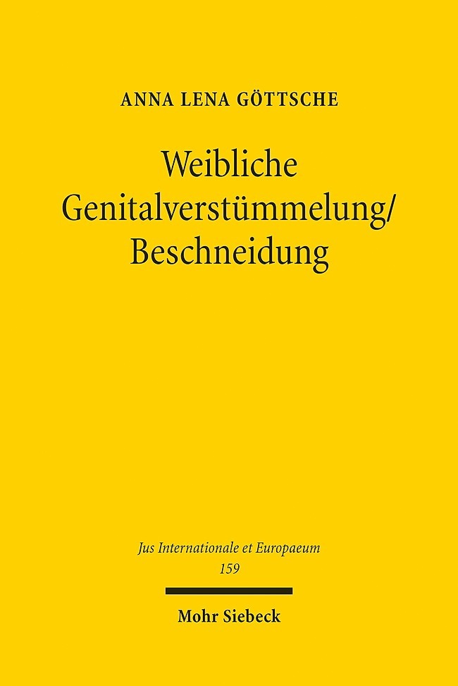 Produktbild: Weibliche Genitalverstümmelung/Beschneidung | Anna Lena Göttsche