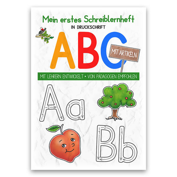 Produktbild: Mein buntes Kinder-ABC in Druckschrift mit Artikeln | Helga Momm