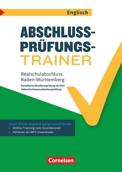 Produktbild: Abschlussprüfungstrainer Englisch 10. Schuljahr - Baden-Württemberg - Realschulabschluss (WET) | Sydney Thorne