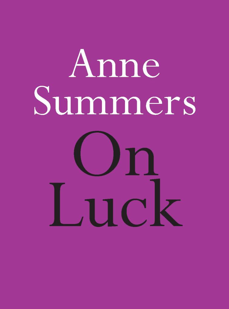 Produktbild: On Luck | Anne Summers