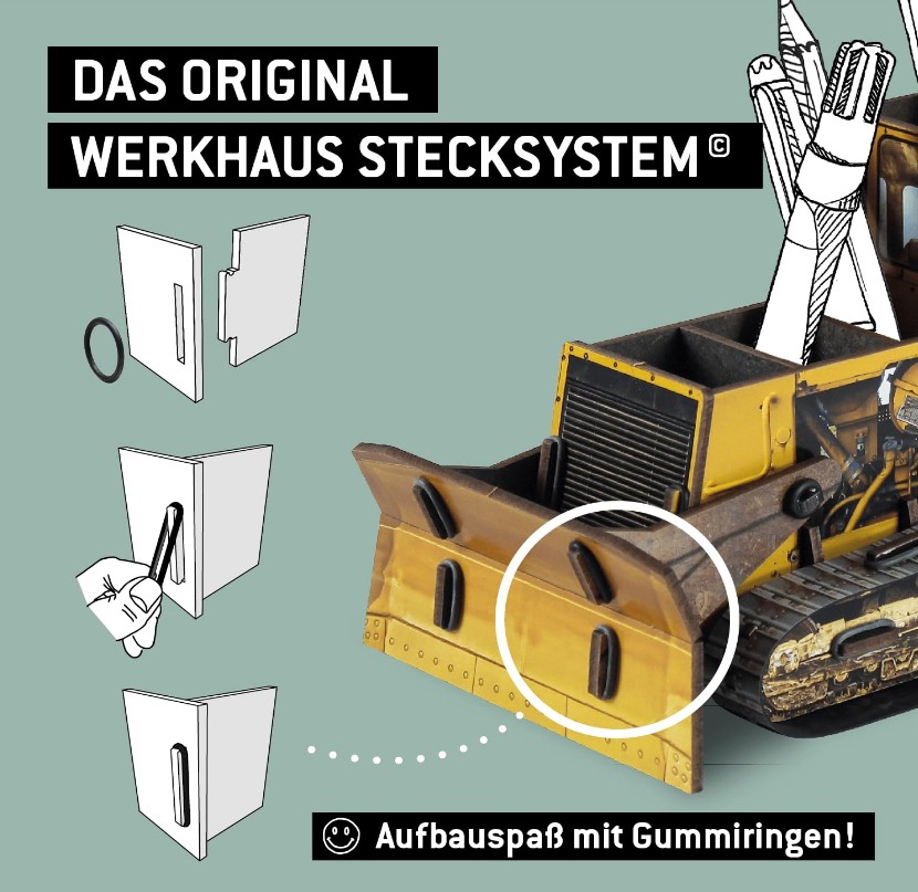 Weitere Ansicht: Werkhaus Stiftebox Raupe