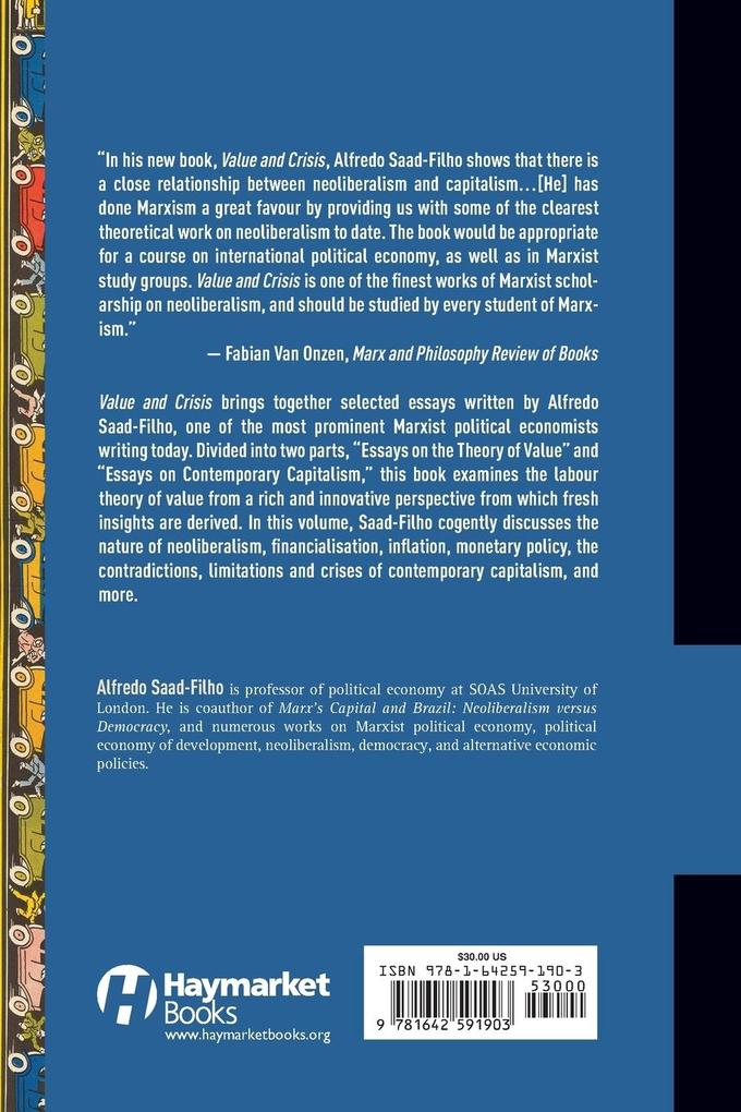 Weitere Ansicht: Value and Crisis | Alfredo Saad-Filho