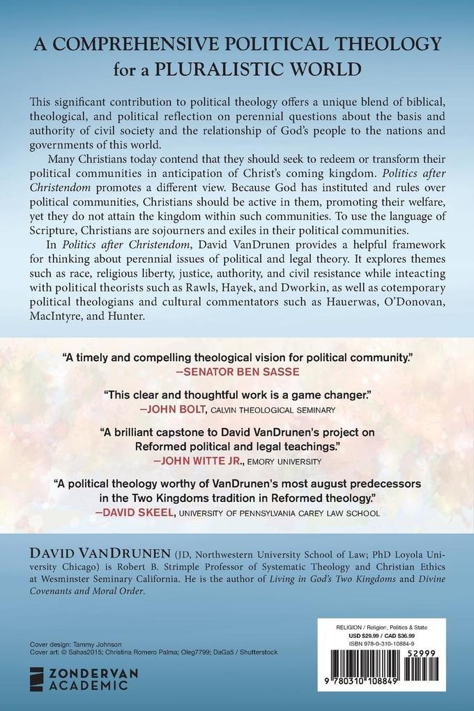 Weitere Ansicht: Politics after Christendom | David Vandrunen