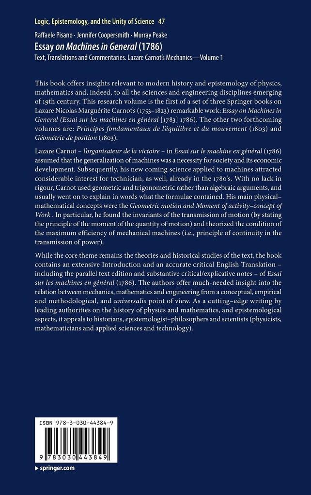 Weitere Ansicht: Essay on Machines in General (1786) | Raffaele Pisano, Jennifer Coopersmith, Murray Peake