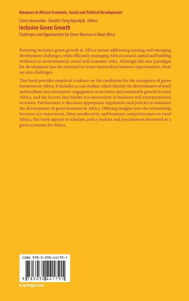 Weitere Ansicht: Inclusive Green Growth