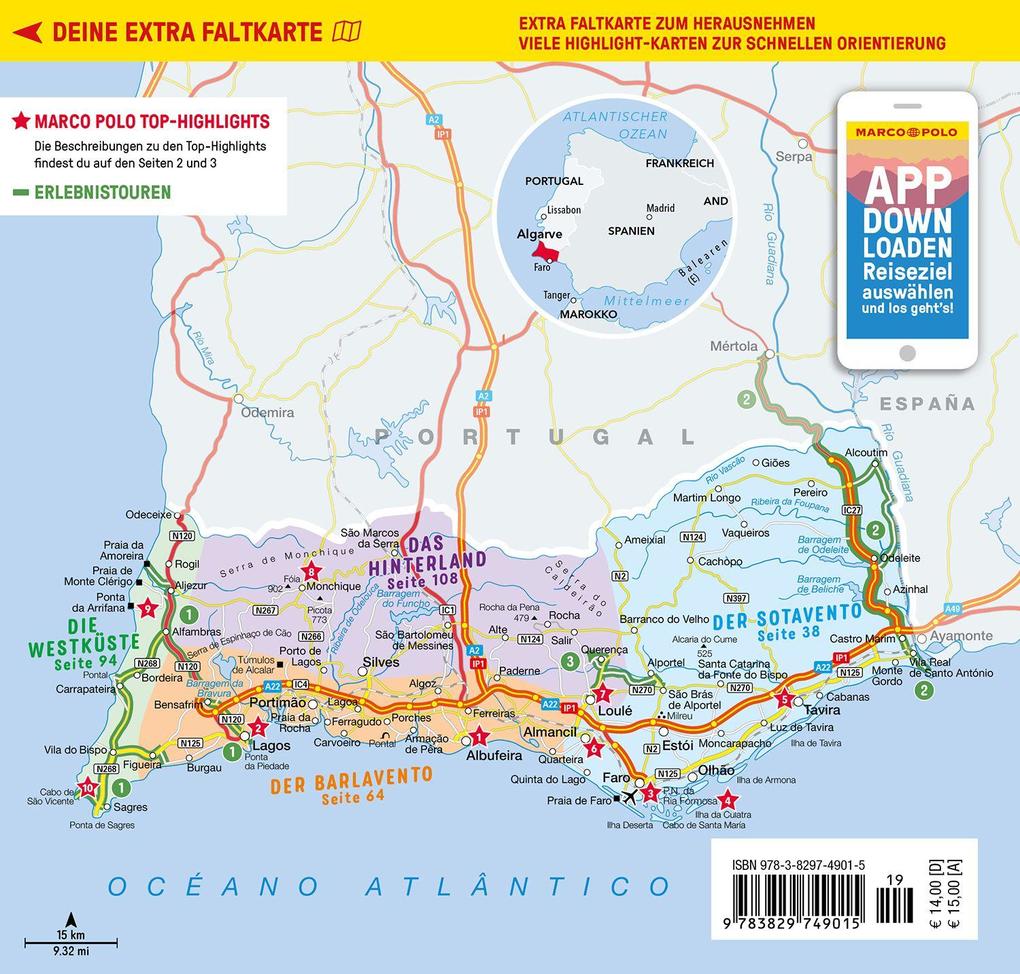 Weitere Ansicht: MARCO POLO Reiseführer Algarve | Rolf Osang, Sara Lier