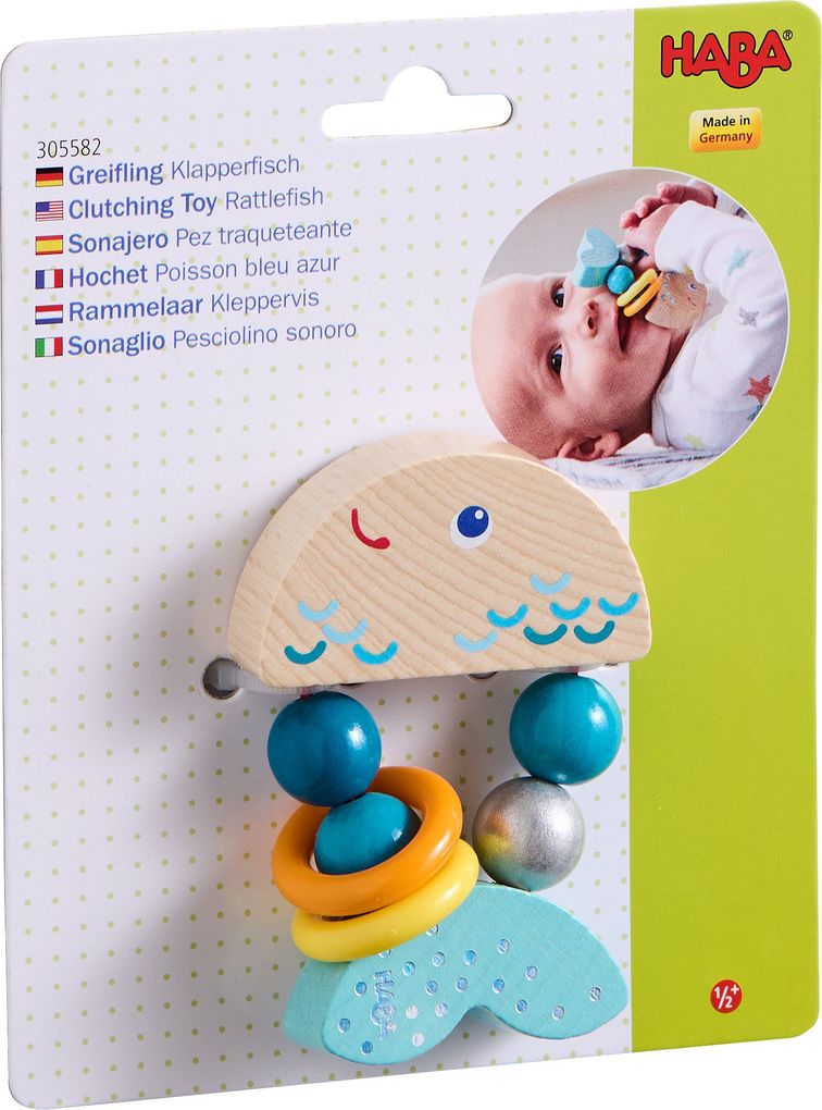 Produktbild: HABA - Greifling Klapperfisch