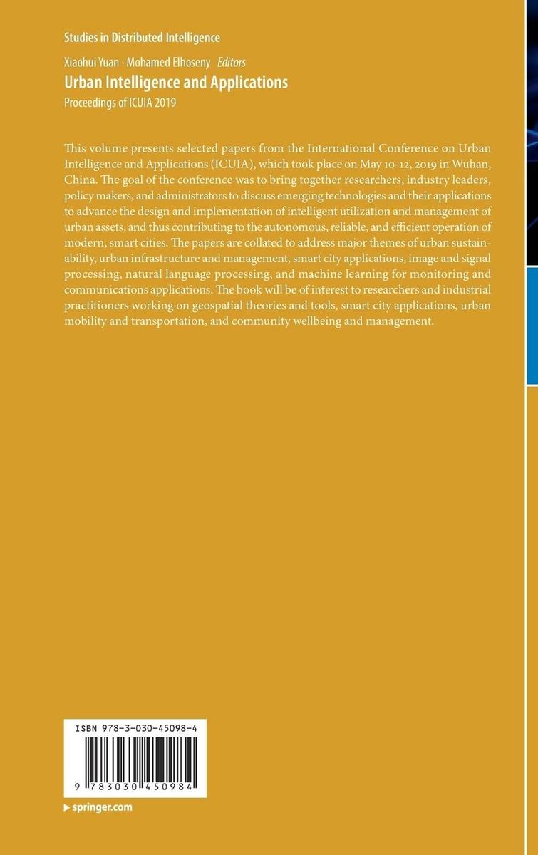 Weitere Ansicht: Urban Intelligence and Applications