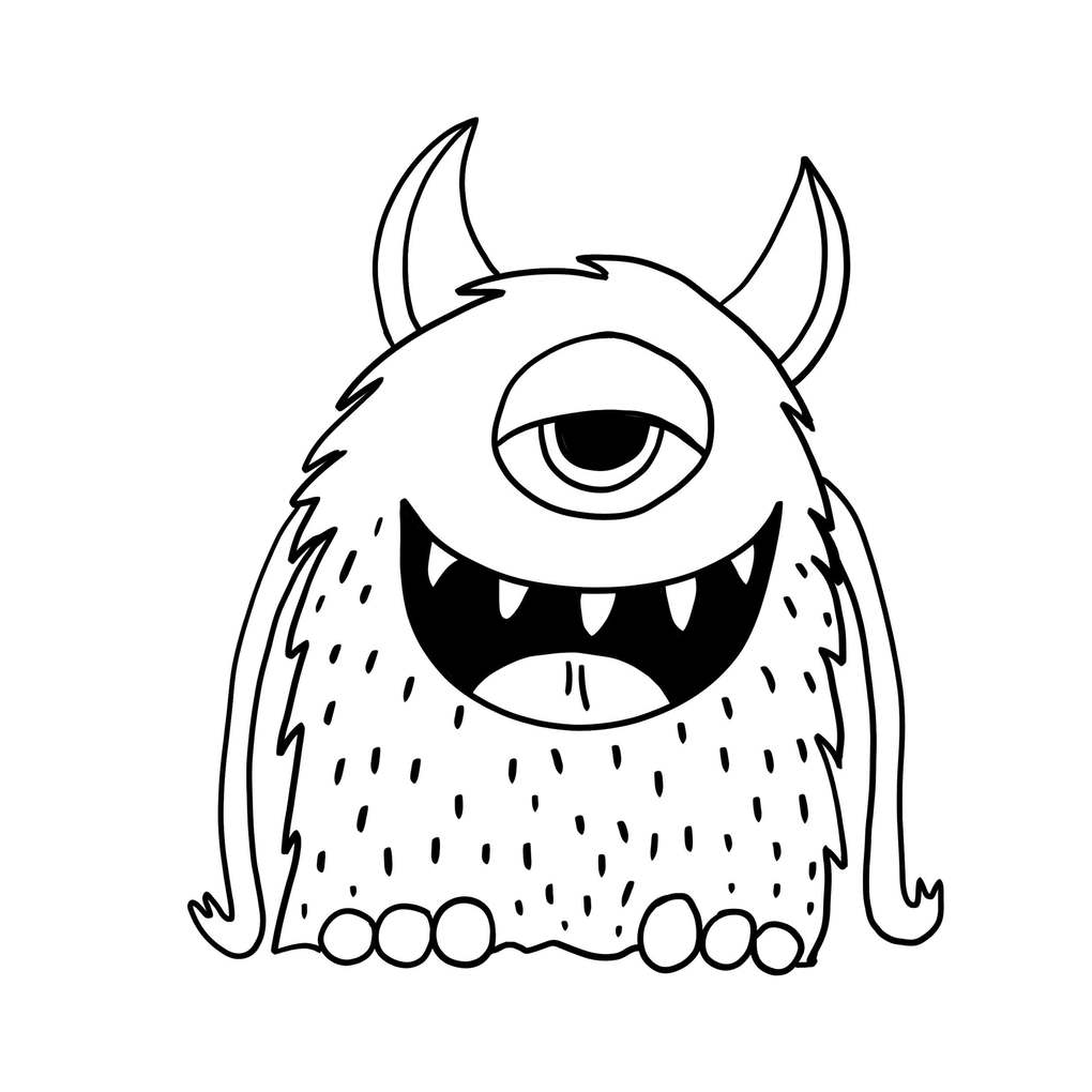 Weitere Ansicht: Monster-Alarm! Das schaurig-schöne Monster-Malbuch für Kinder ab 3 Jahren | Silke Weßner