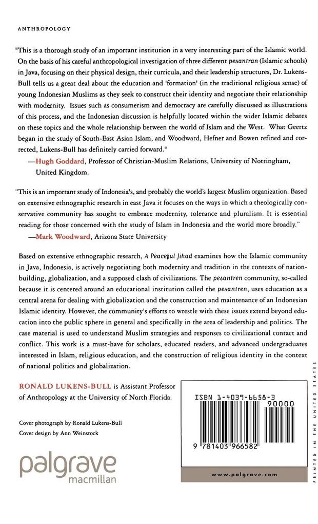 Weitere Ansicht: A Peaceful Jihad | R. Lukens-Bull