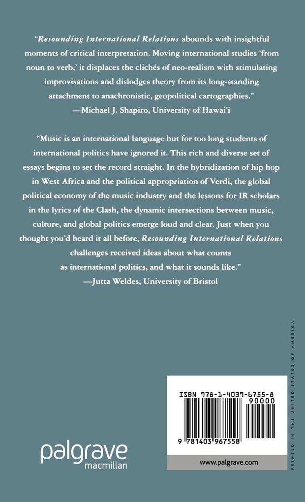 Weitere Ansicht: Resounding International Relations