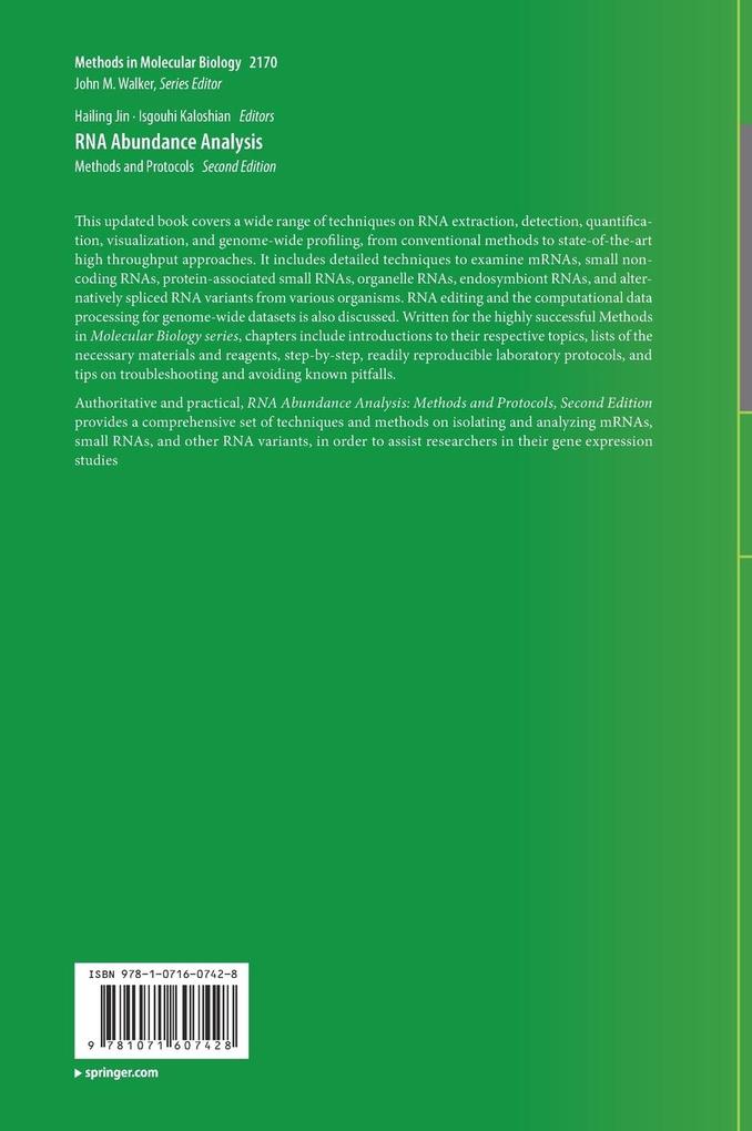Weitere Ansicht: RNA Abundance Analysis