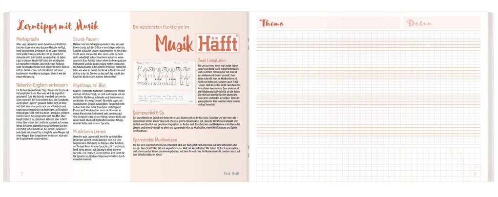 Weitere Ansicht: Musik-Häfft Noten A5 quer