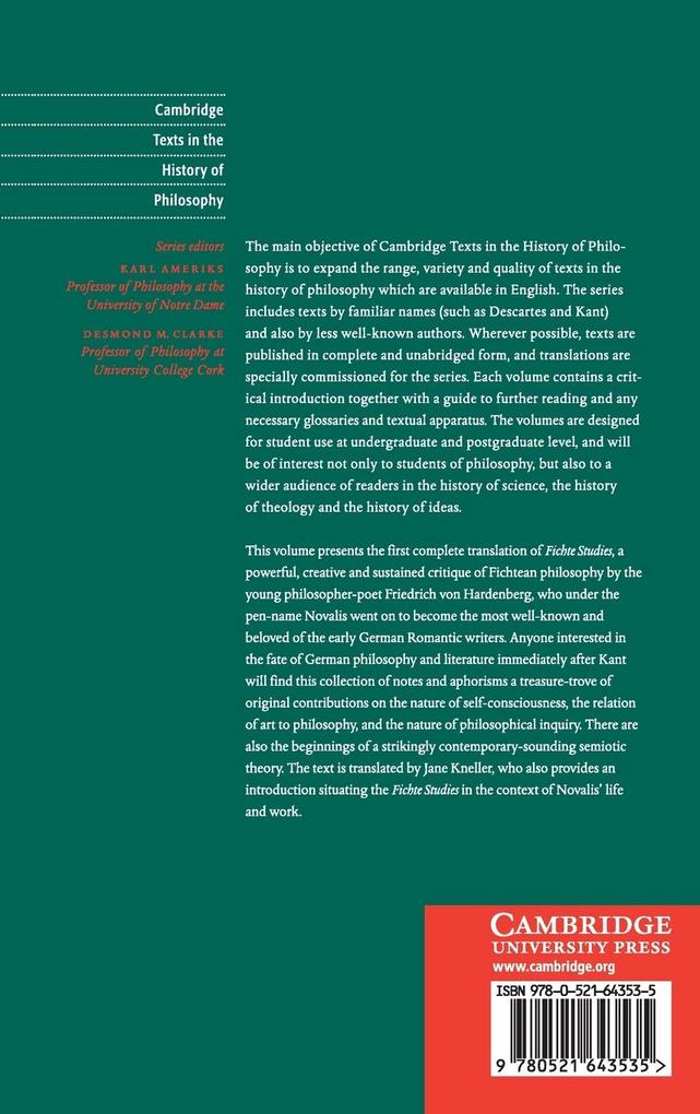 Weitere Ansicht: Novalis