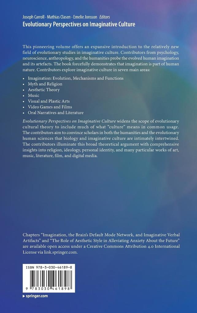 Weitere Ansicht: Evolutionary Perspectives on Imaginative Culture
