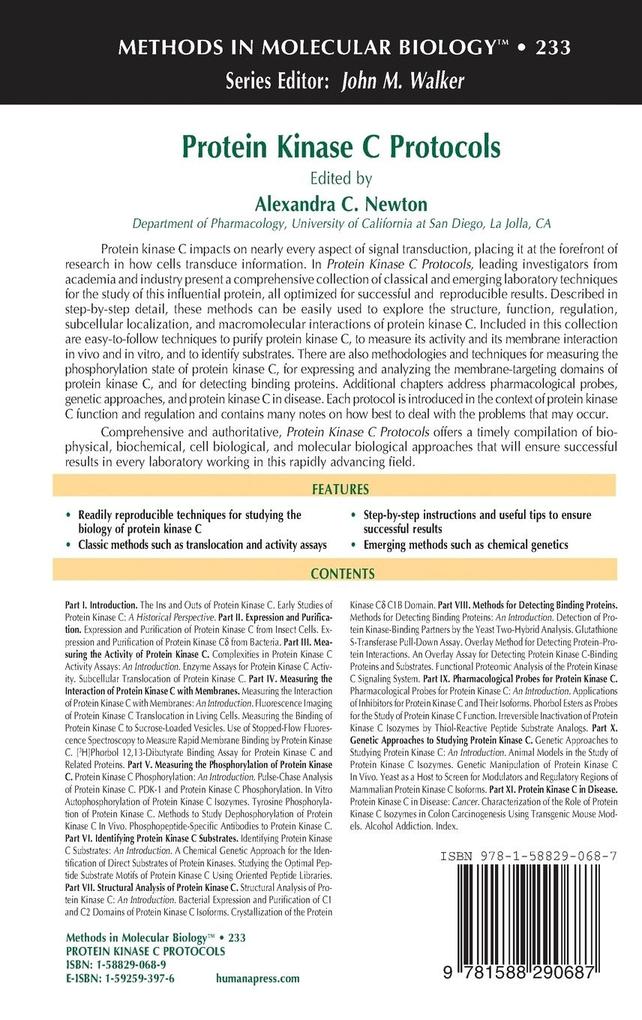 Weitere Ansicht: Protein Kinase C Protocols