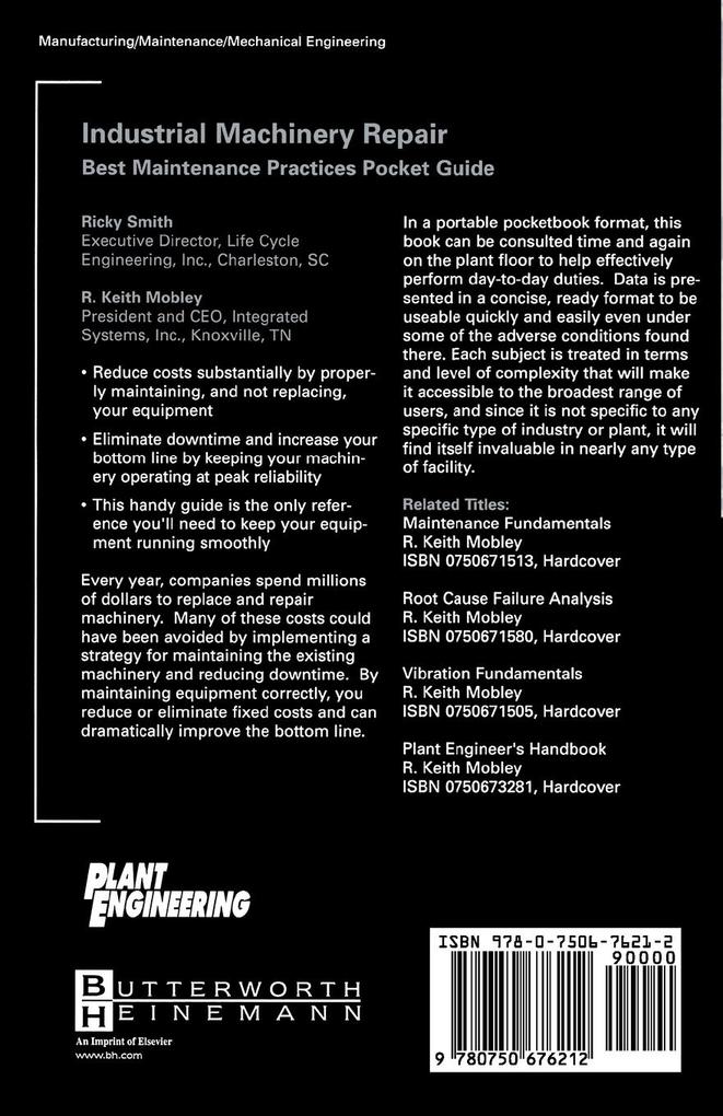 Weitere Ansicht: Industrial Machinery Repair | Ricky Smith, R. Keith Mobley, A. W. Boardman