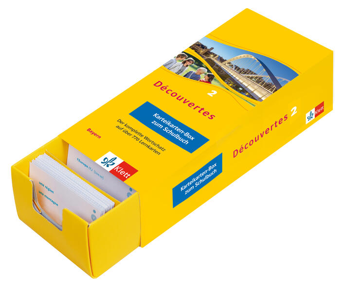 Produktbild: Découvertes 2 Bayern (ab 2017) - Vokabel-Lernbox zum Schulbuch