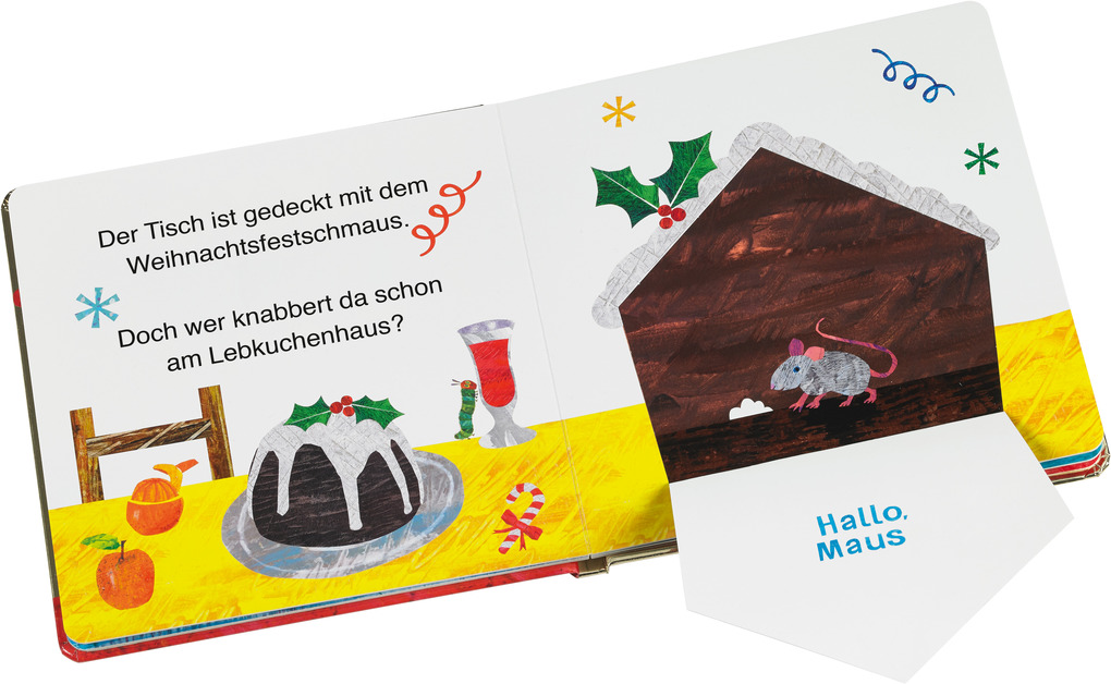 Weitere Ansicht: Die kleine Raupe Nimmersatt feiert Weihnachten | Eric Carle