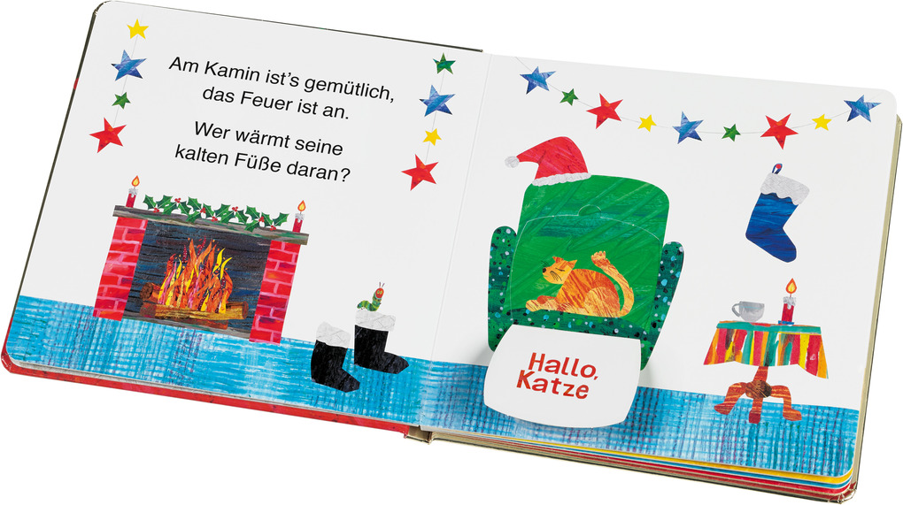 Weitere Ansicht: Die kleine Raupe Nimmersatt feiert Weihnachten | Eric Carle