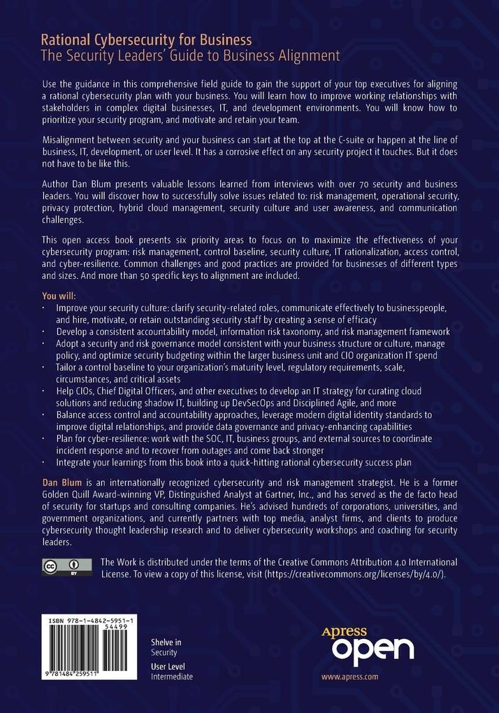 Weitere Ansicht: Rational Cybersecurity for Business | Dan Blum