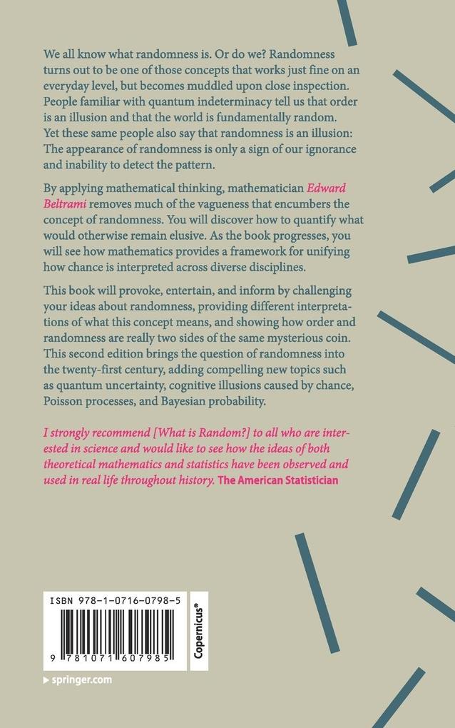 Weitere Ansicht: What Is Random? | Edward Beltrami