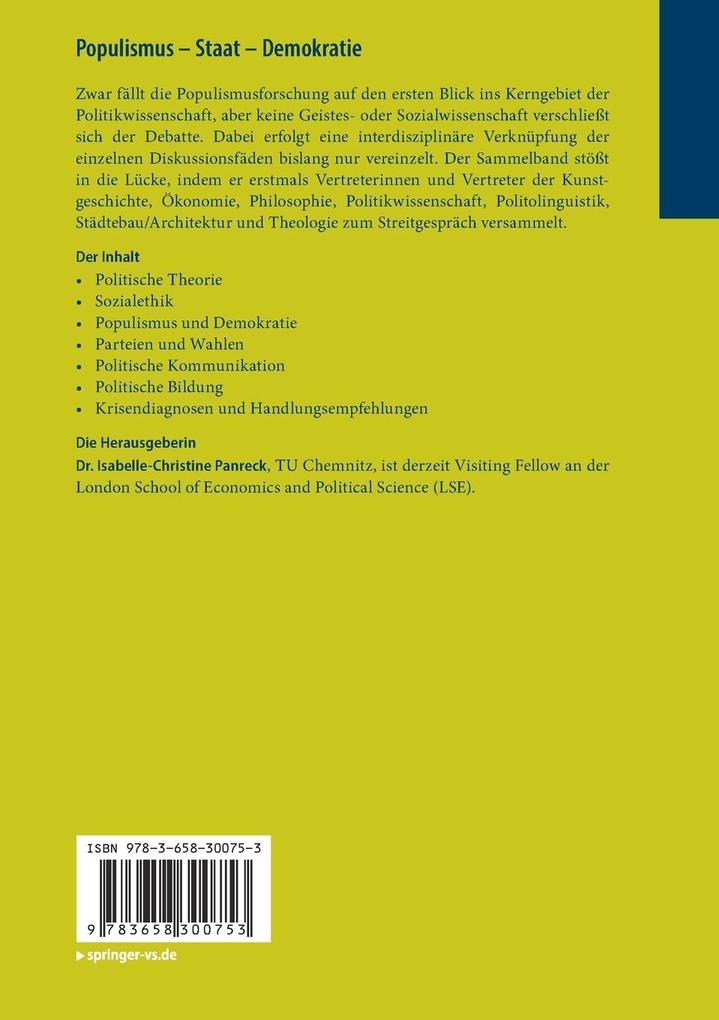 Weitere Ansicht: Populismus - Staat - Demokratie
