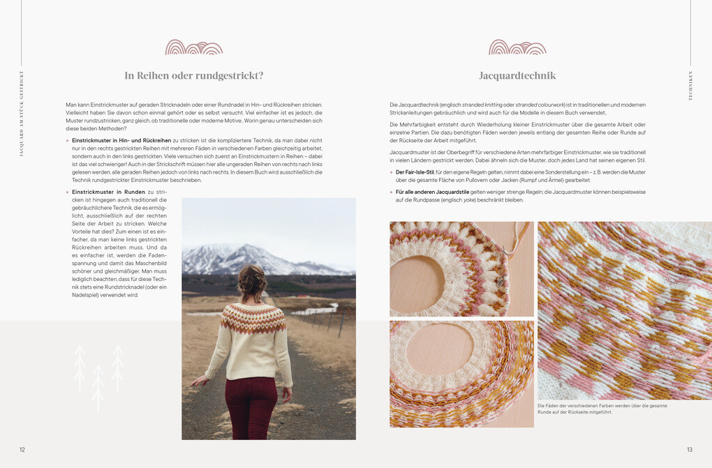 Weitere Ansicht: Jacquard am Stück gestrickt | Anna Dervout