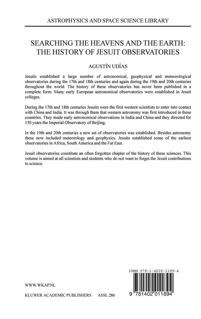 Weitere Ansicht: Searching the Heavens and the Earth | Agustin Udias