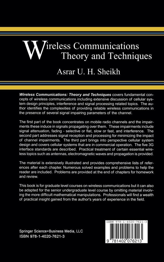 Weitere Ansicht: Wireless Communications | Asrar U. H. Sheikh