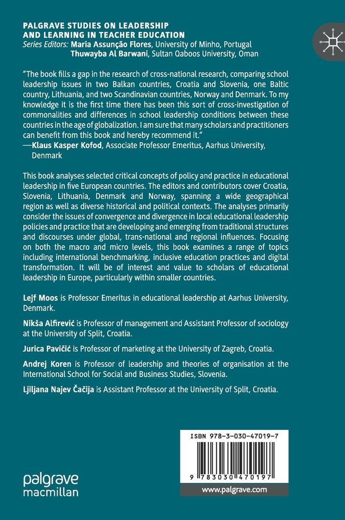 Weitere Ansicht: Educational Leadership, Improvement and Change