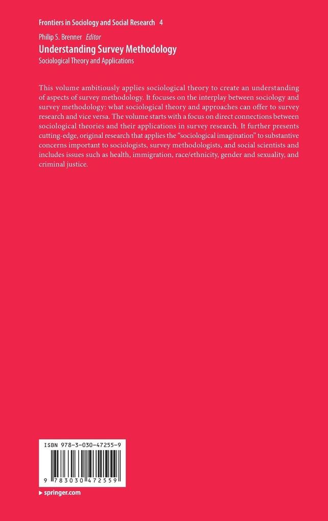Weitere Ansicht: Understanding Survey Methodology