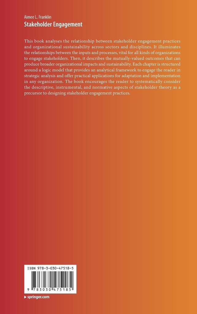 Weitere Ansicht: Stakeholder Engagement | Aimee L. Franklin