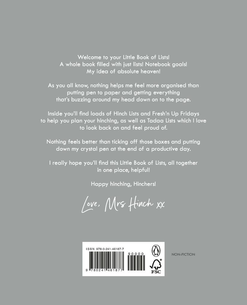 Weitere Ansicht: Mrs Hinch: The Little Book of Lists | Mrs Hinch