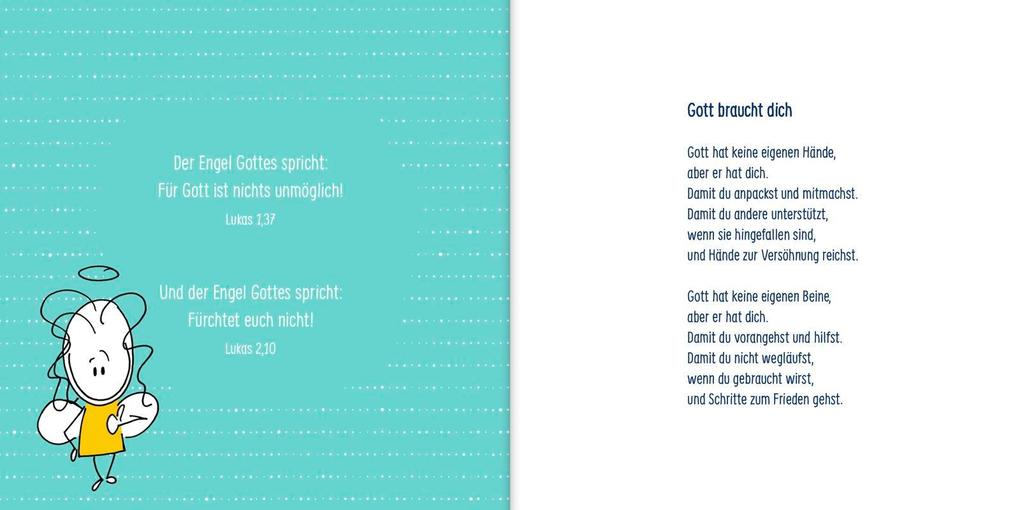 Weitere Ansicht: Ein Engel, der dich begleitet - ein Geschenkbuch zur Erstkommunion | Marcus C. Leitschuh, Kerstin Leitschuh