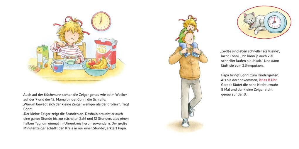 Weitere Ansicht: LESEMAUS 190: Conni lernt die Uhrzeit | Liane Schneider