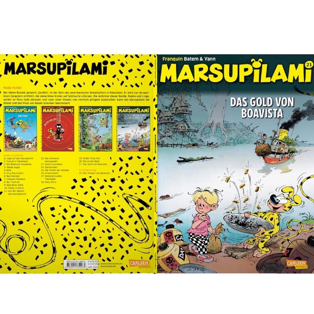 Weitere Ansicht: Marsupilami 21: Das Gold von Boavista | Yann, André Franquin