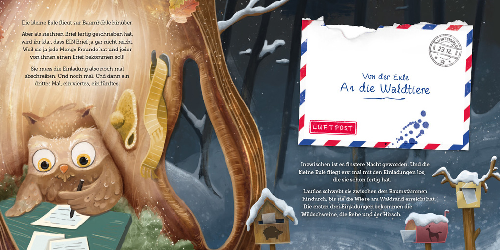 Weitere Ansicht: Weihnachtsfest bei der Eule | Lara Anders