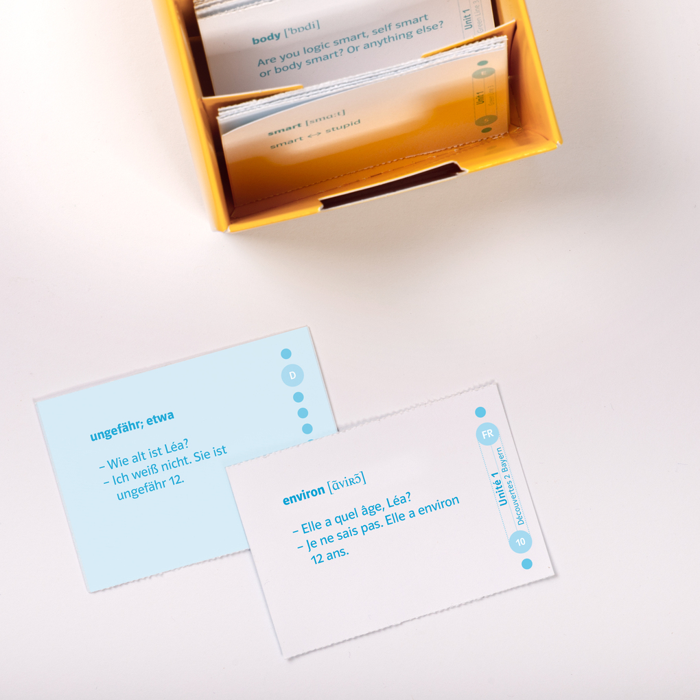 Weitere Ansicht: Découvertes 2 Bayern (ab 2017) - Vokabel-Lernbox zum Schulbuch