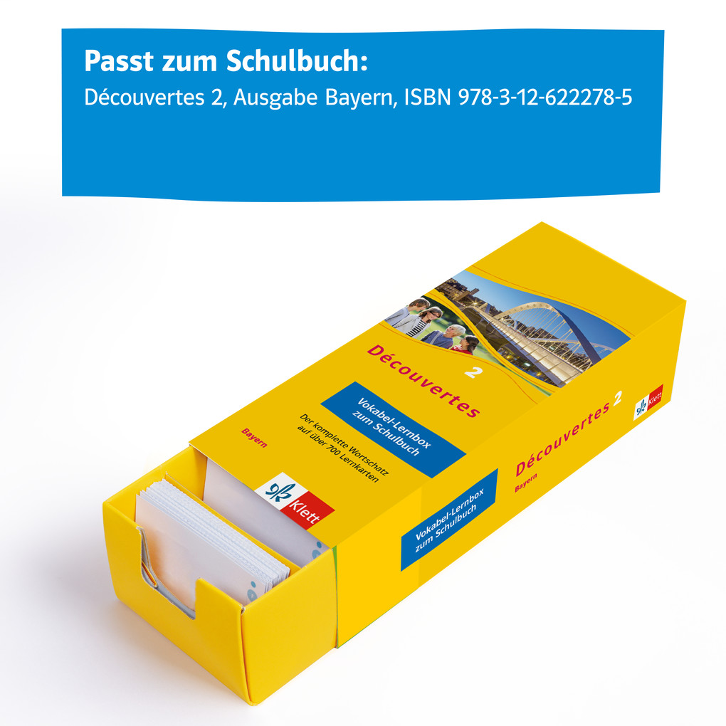 Weitere Ansicht: Découvertes 2 Bayern (ab 2017) - Vokabel-Lernbox zum Schulbuch