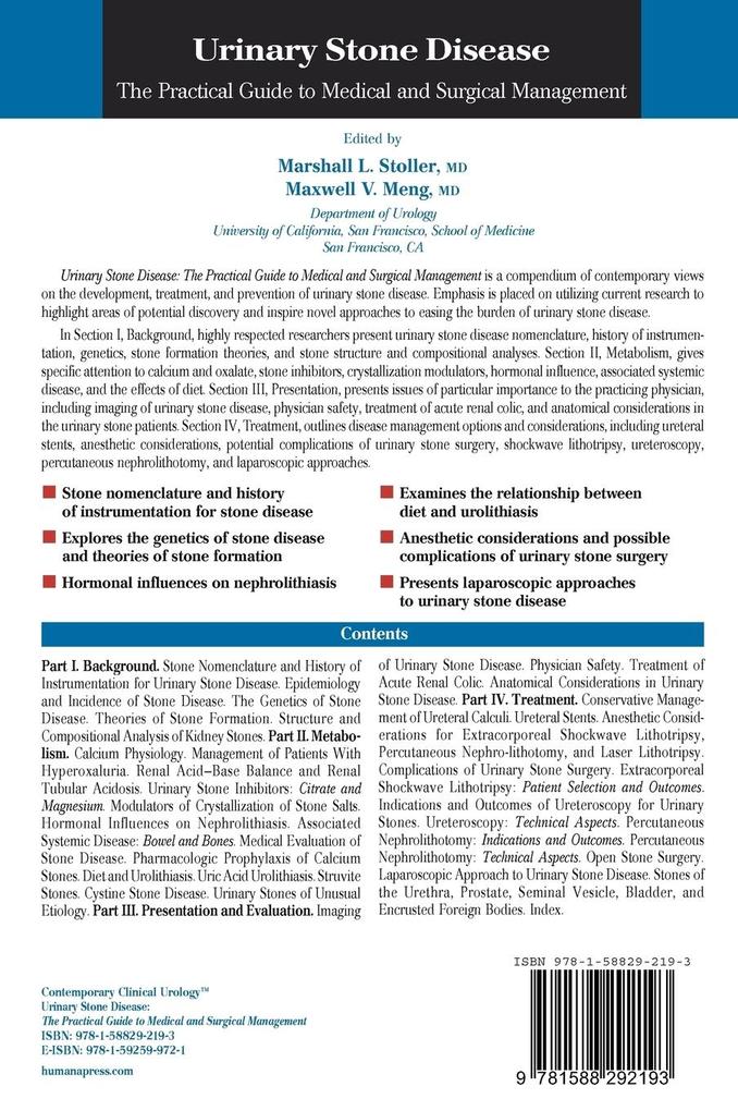 Weitere Ansicht: Urinary Stone Disease