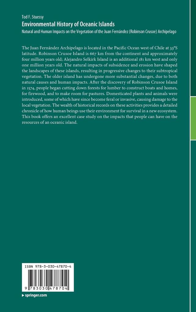 Weitere Ansicht: Environmental History of Oceanic Islands | Tod F. Stuessy