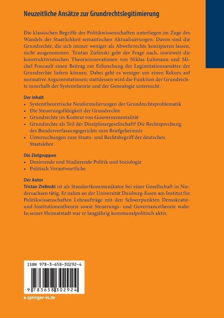 Weitere Ansicht: Neuzeitliche Ansätze zur Grundrechtslegitimierung | Tristan Zielinski