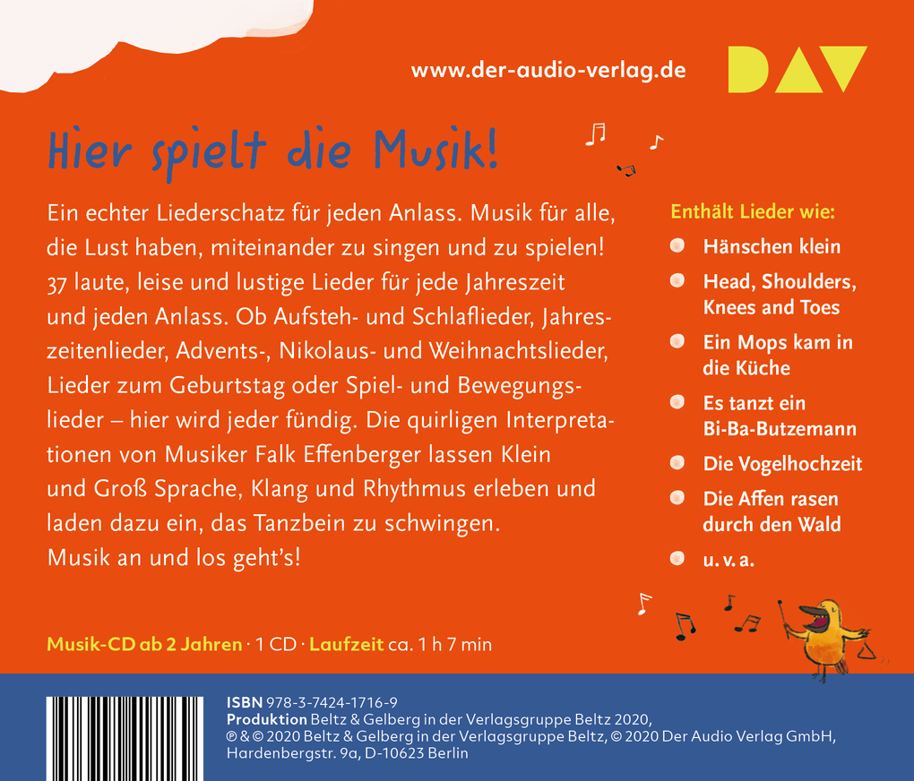 Weitere Ansicht: Halli Hallo Halunken, die Fische sind ertrunken!, 1 Audio-CD | Sybille Hein, Falk Effenberger