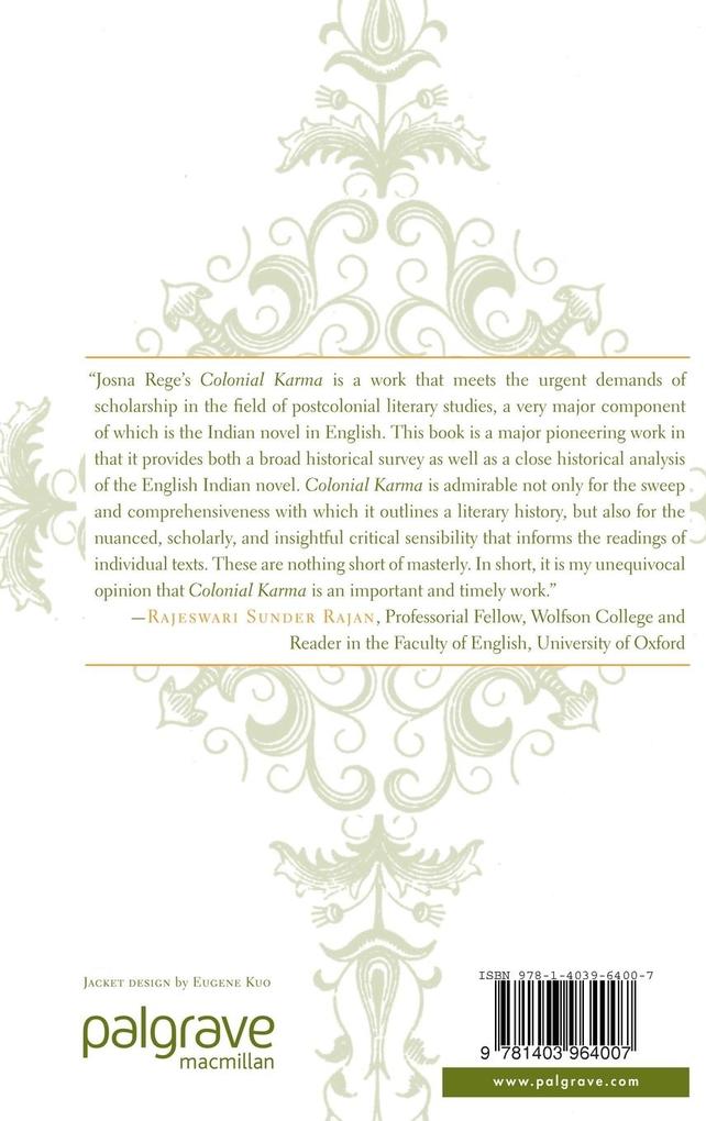 Weitere Ansicht: Colonial Karma | J. Rege